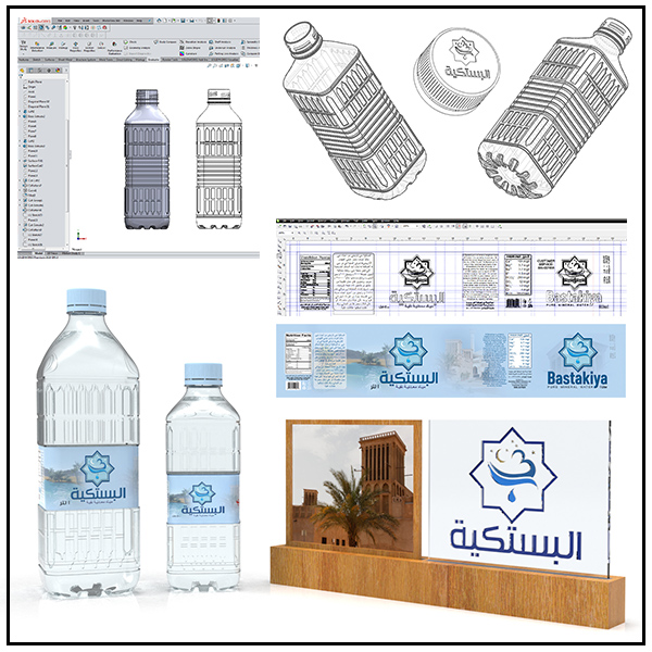 PET Plastic Water Bottle (Bastakiya)